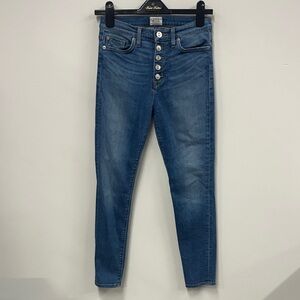 Hudson Jeans Ciara High Rise crop Blue Denim 27